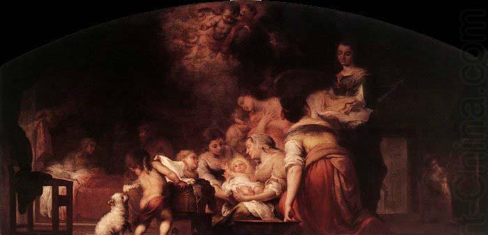 Birth of the Virgin, Bartolome Esteban Murillo